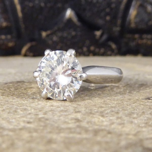 2.54ct Brilliant Cut Diamond Solitaire Engagement Ring