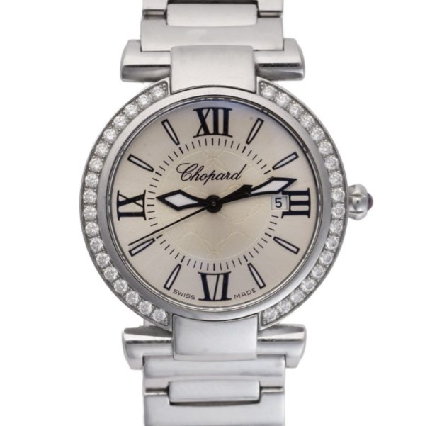 Chopard Imperiale Stainless Steel Quartz Watch with Diamond Bezel, 0.72 carat total