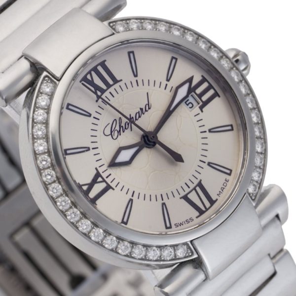 Chopard Imperiale Stainless Steel Quartz Watch with 0.72ct F VVS1 Diamond Bezel