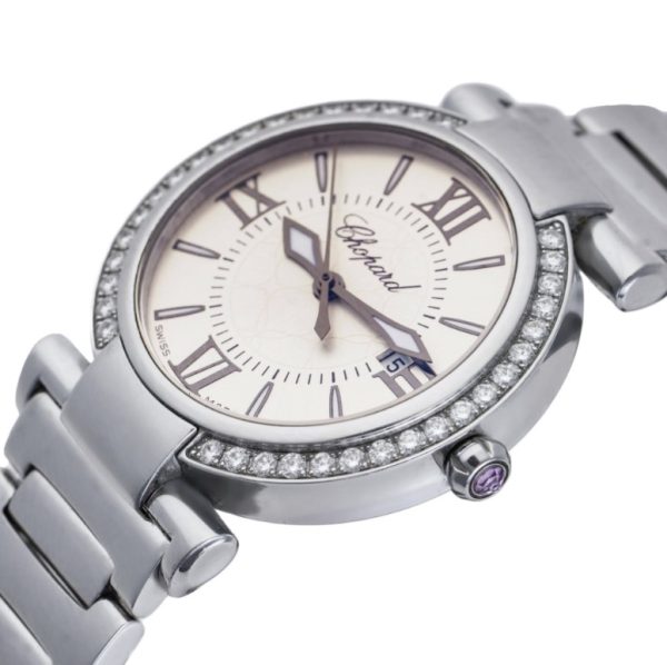 Chopard Imperiale Stainless Steel Quartz Watch with Diamond Bezel