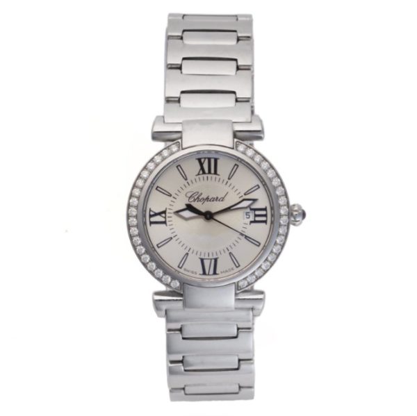 Chopard Imperiale Stainless Steel Quartz Watch with Diamond Bezel