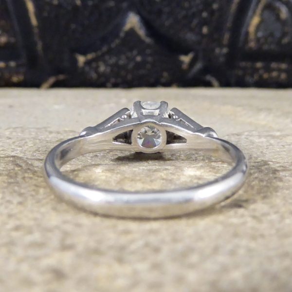 Art Deco Antique 1.10ct Diamond Engagement Ring