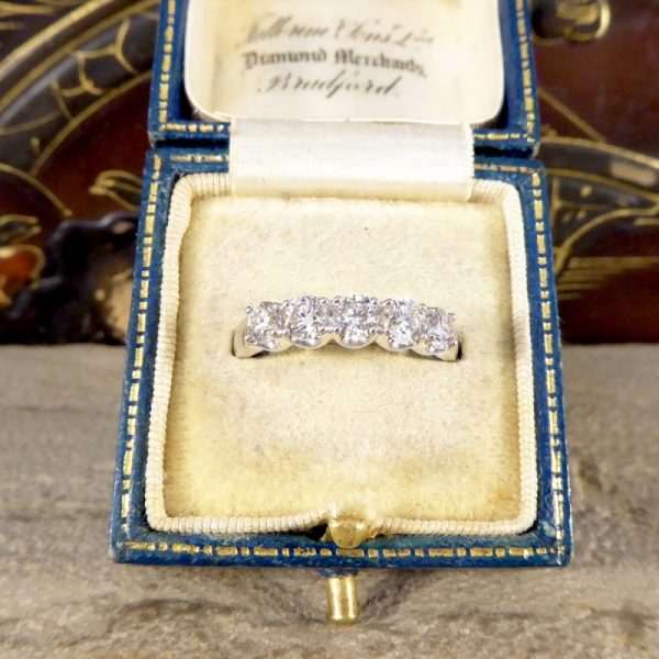 Brilliant Cut Diamond Five Stone Ring, 1ct