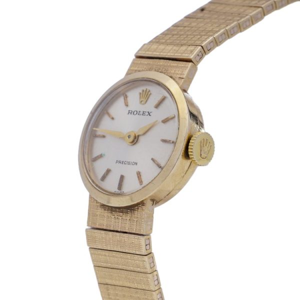 Vintage Rolex Precision 9ct Yellow Gold Ladies Watch, Circa 1960s