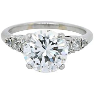 GIA Certified 2.72ct Diamond Solitaire Engagement Ring