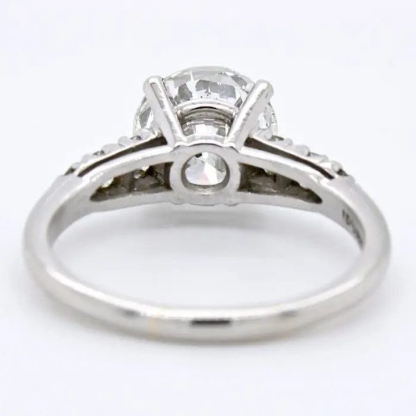 GIA Certified G Colour VS2 Clarity 2.72ct Diamond Solitaire Engagement Ring in Platinum