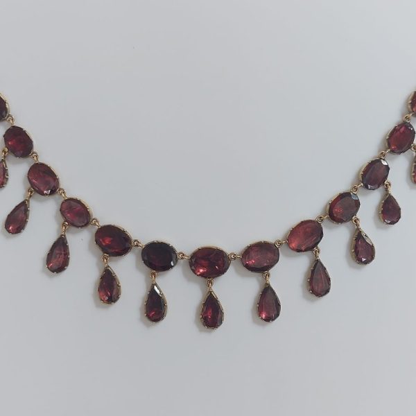 Antique Georgian Garnet Necklace