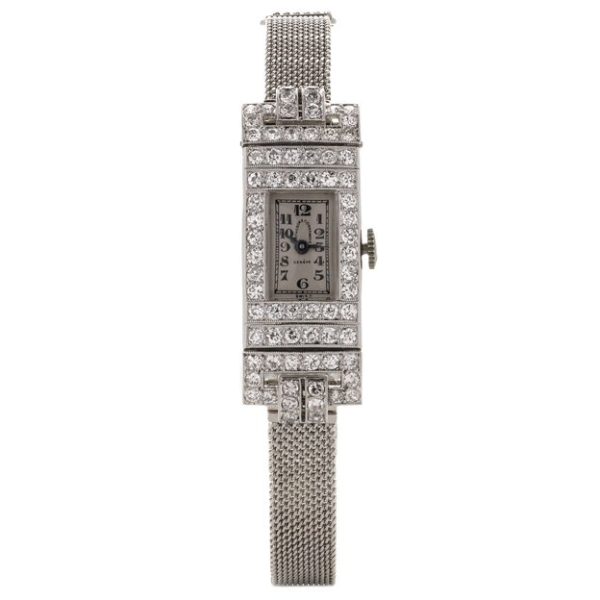 Antique Vacheron Constantin platinum diamond cocktail watch
