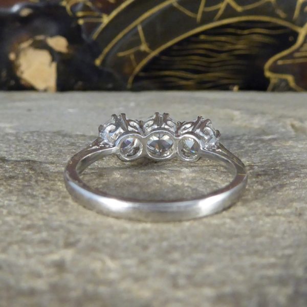 Brilliant Cut Diamond Three Stone Ring, 1.62ct