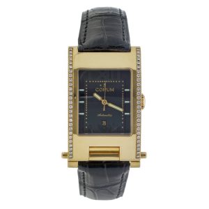 Corum Tabogan 18ct Yellow Gold Watch with Diamonds