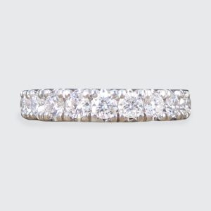 Modern Diamond Set Eternity Ring, 0.88ct