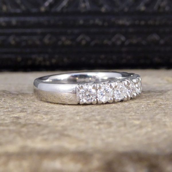 Modern Diamond Set Eternity Ring, 0.88ct