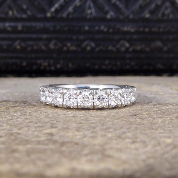 Modern Diamond Set Eternity Ring, 0.88ct