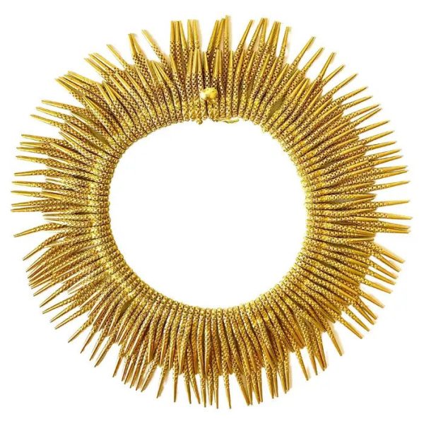 Vintage Italian 18ct Yellow Gold Fringe Bracelet