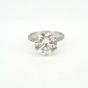 5.51ct Diamond Solitaire Engagement Ring