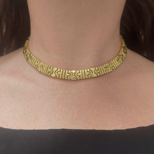 Bvlgari Parentesi 18ct Gold Collar Necklace