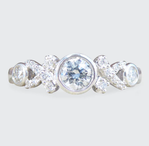 0.43ct Diamond Hugs and Kisses Ring