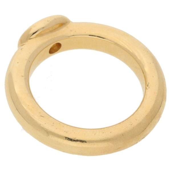 Chaumet Paris Rubover Diamond Solitaire Yellow Gold Ring