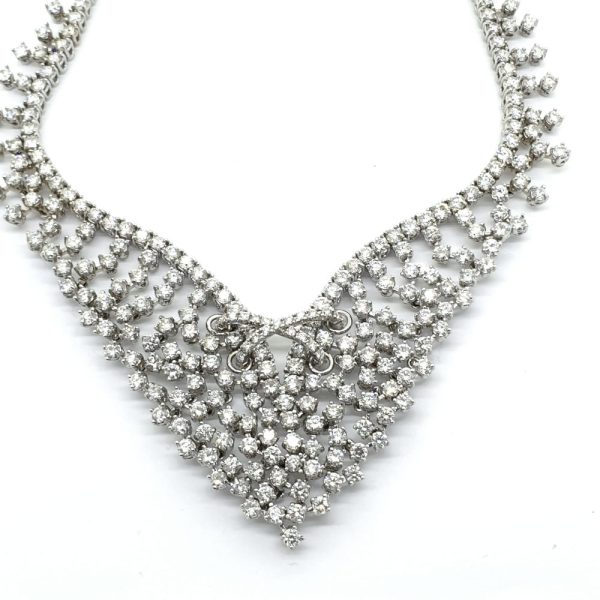 Fine Diamond Necklace, 15.45 carat total