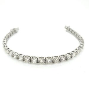 Diamond Line Tennis Bracelet, 13.12 carats