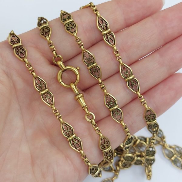 Antique French Fancy Longuard Chain