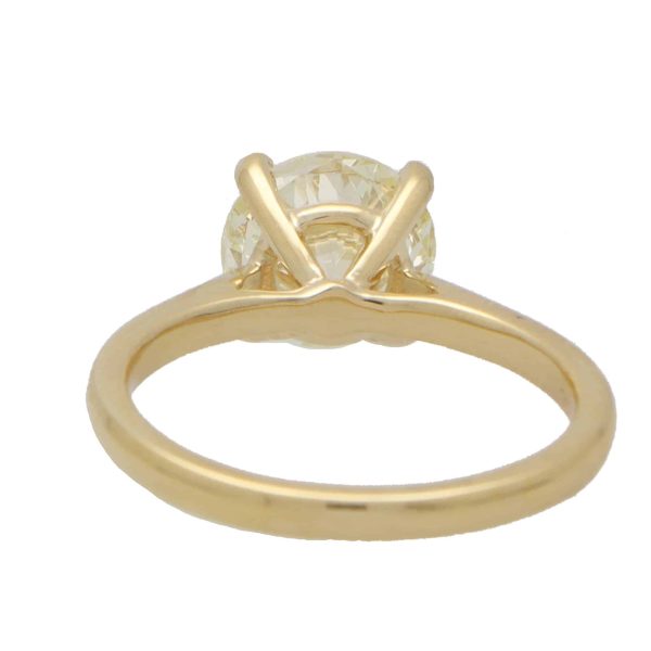 1.90ct Round Brilliant Cut Diamond Solitaire Engagement Ring