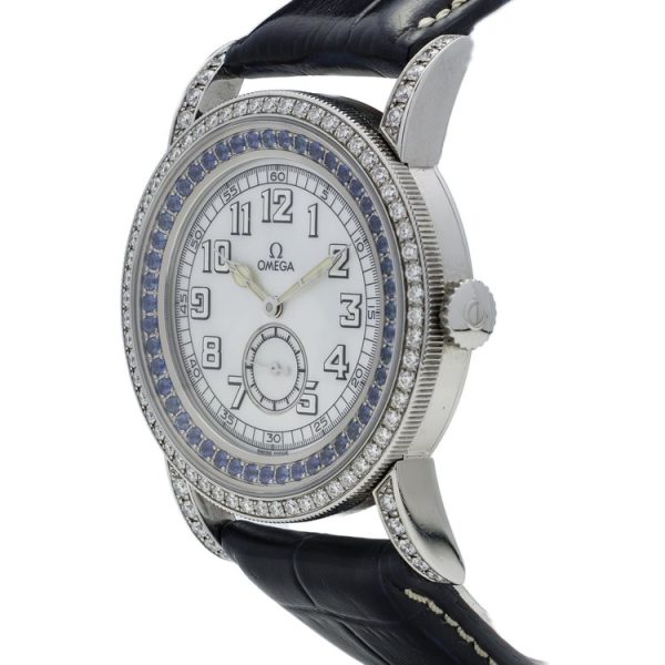 Omega Aquarella Sapphire and Diamond Set Watch