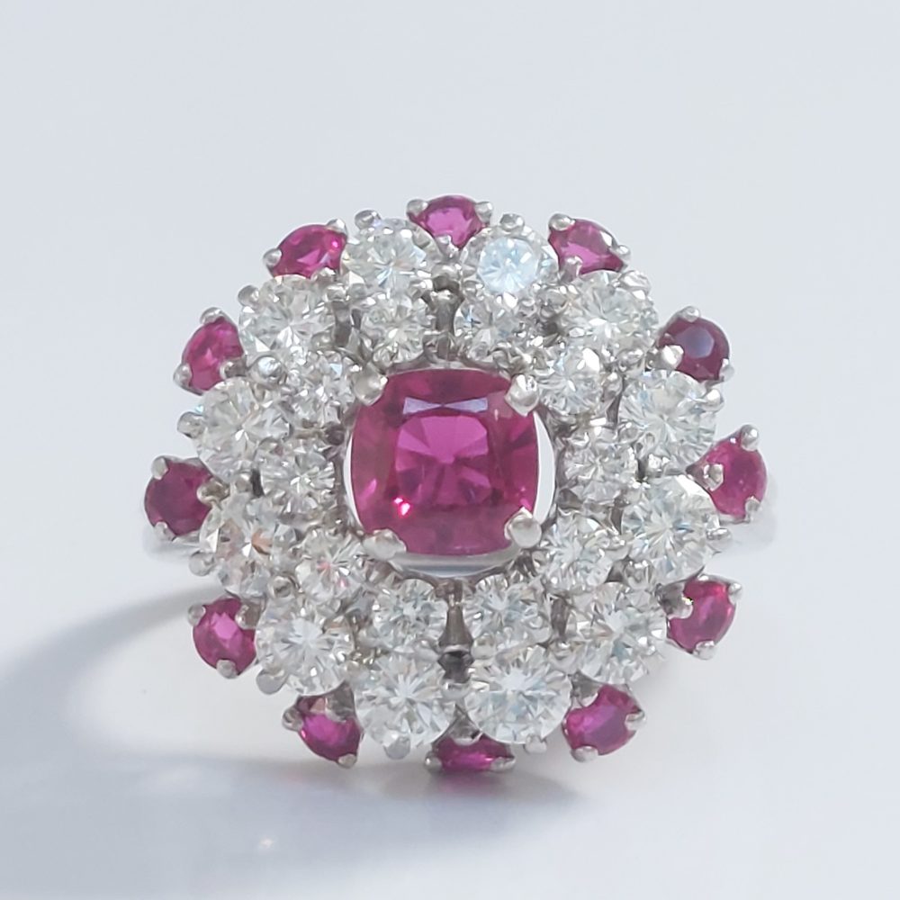 OSCAR HEYMAN Star Sapphire & Diamond Ring - La Maison Yamron
