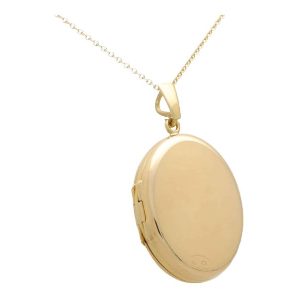 Yellow Gold Double Sided Locket Pendant