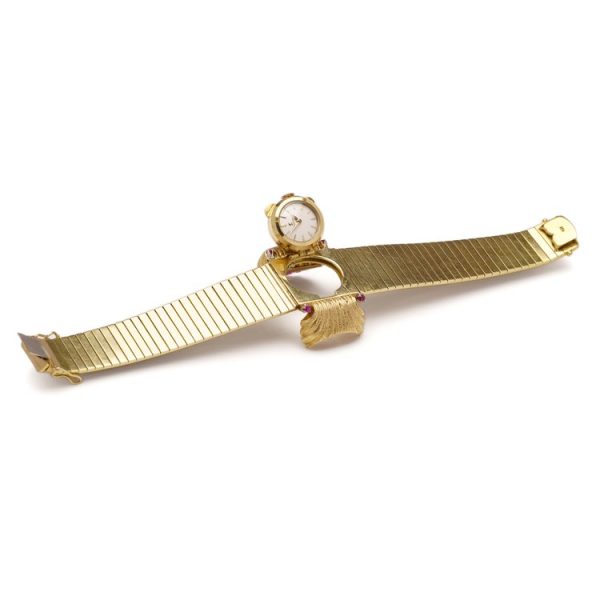 Omega Vintage Gold Bracelet Watch Circa 1950s