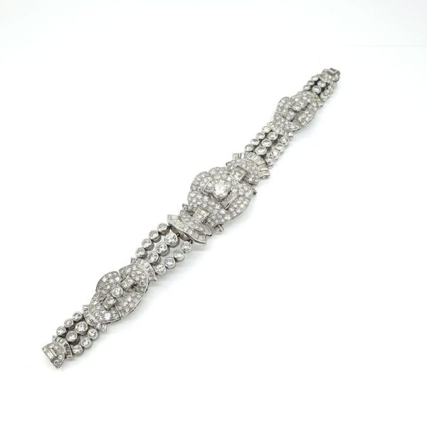 Fine Art Deco 13cts Diamond Bracelet