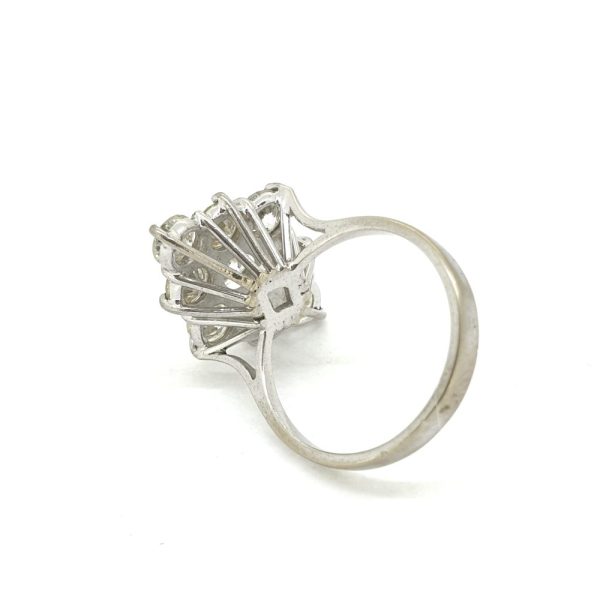 1.80cts Diamond Navette Cluster Ring