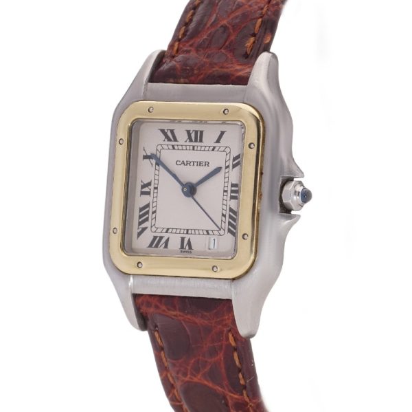 Vintage Cartier 18ct Yellow Gold and Stainless Steel Panthere 11002 Unisex Watch