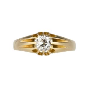 Antique 1.10ct Old Cut Diamond Solitaire Ring