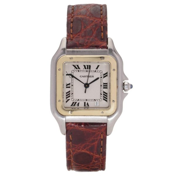 Vintage Cartier Panthere 11002 Gold and Steel Unisex Watch