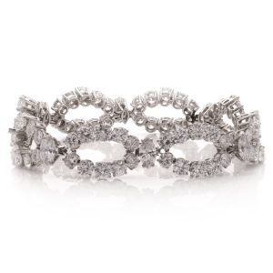 Bvlgari Marquise and Brilliant Diamond Bracelet, 18.40 carats