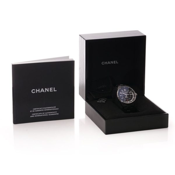 Chanel J12 GMT Ceramic Automatic Watch, H3101 Movement, 41mm dial, Circa 2015, Comes with an original box and certificate of authenticity