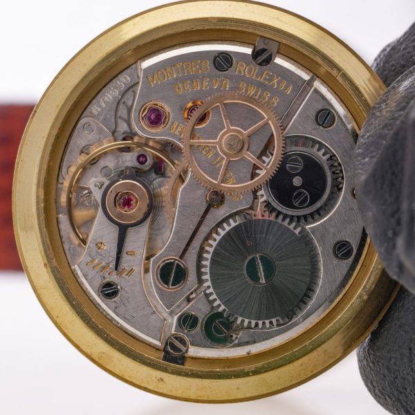 Vintage Rolex Precision 9ct Yellow Gold Manual Watch Circa 1958