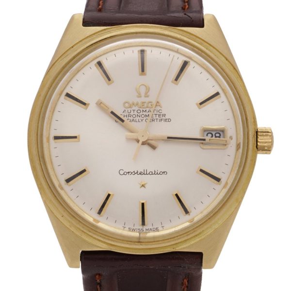 Vintage 1970s Omega Constellation 18ct Yellow Gold Automatic Watch