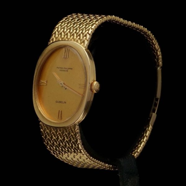 Vintage Patek Philippe Ellipse for Gubelin 18ct Yellow Gold Watch