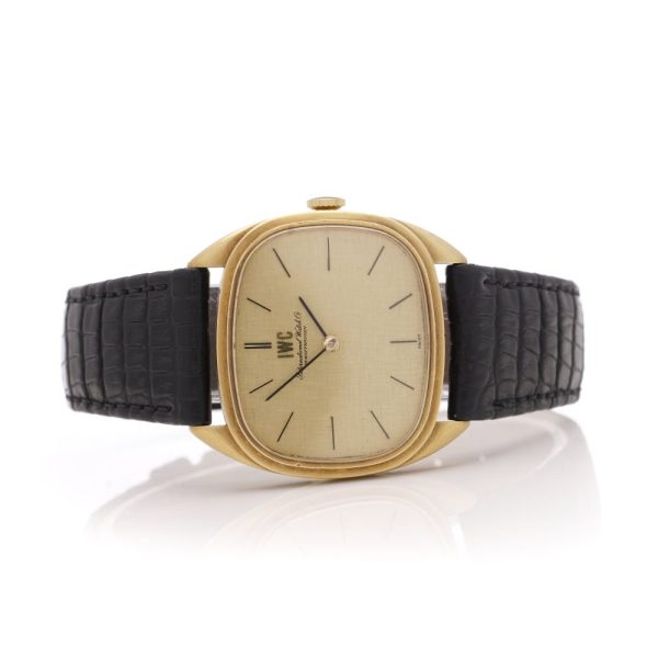 Vintage IWC International Watch Company 18ct Yellow Gold 2754 Manual Winding Watch, Circa 1980s
