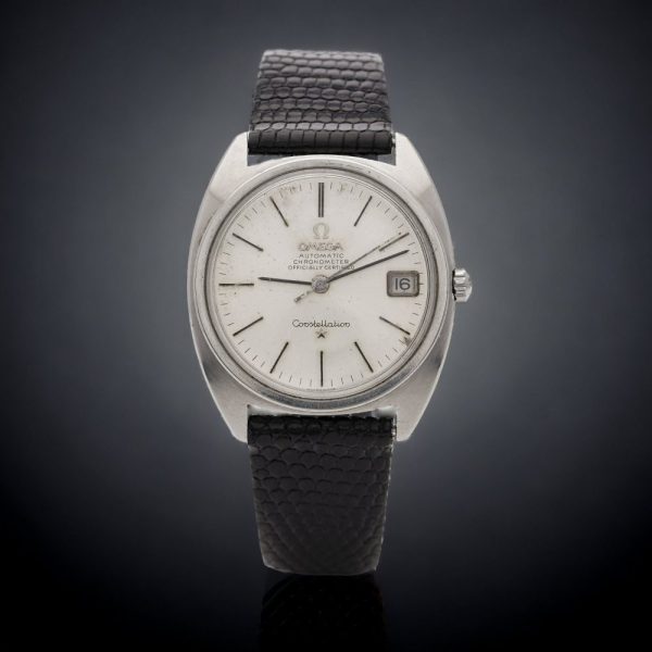 Vintage Omega Constellation Day Date 168.017 Stainless Steel Automatic Watch, Circa 1960s