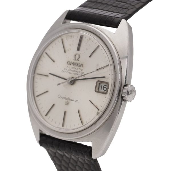 Vintage Omega Constellation Day Date 168.017 Stainless Steel Automatic Watch, Circa 1960s