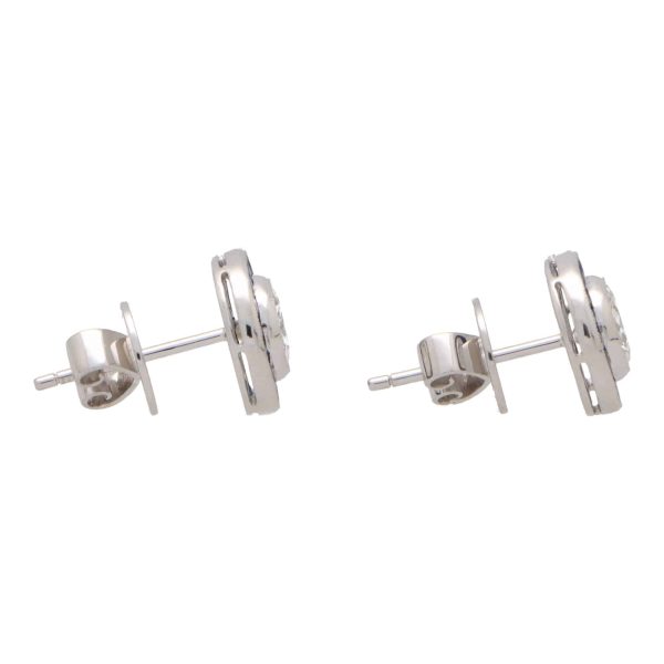 sapphire earrings back view targets