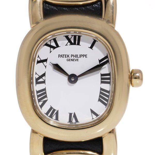 Vintage Patek Philippe Golden Ellipse 18ct Yellow Gold Quartz Watch, Ref. 4830. Made in Switzerland, Circa 1990s