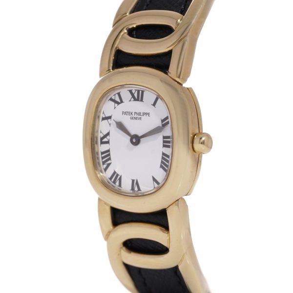 Vintage Patek Philippe Golden Ellipse 18ct Yellow Gold Quartz Watch, Ref. 4830. Made in Switzerland, Circa 1990s