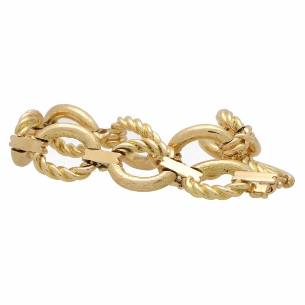 Jean Schlumberger Vintage Chunky Oval Link 18K Bracelet