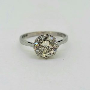 Vintage 1.71ct Diamond Solitaire Engagement Ring, Circa 1970s