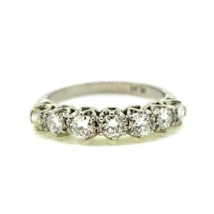 1.10ct Diamond Seven Stone Ring in Platinum