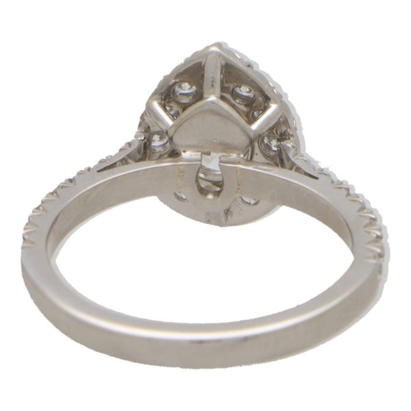GIA certified diamond ring in platinum.